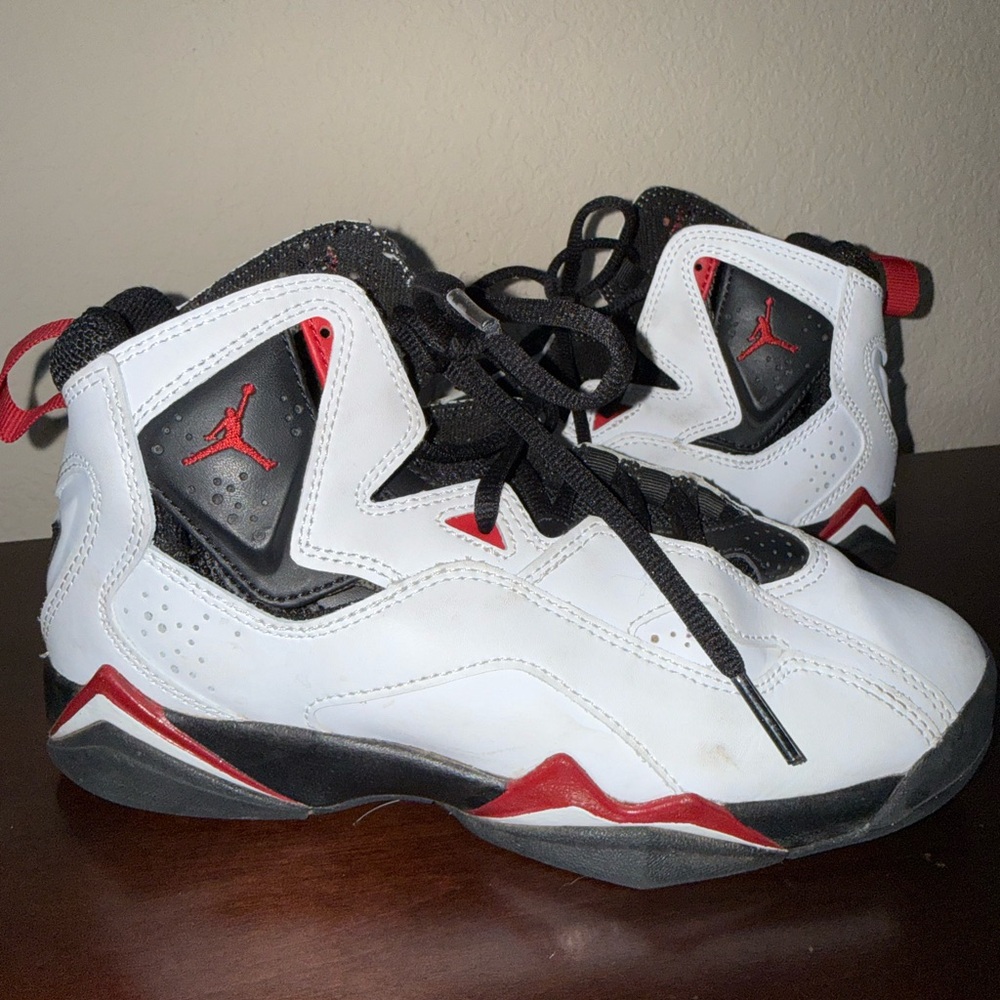 Nike Youth Black and White Air Jordan Shoe